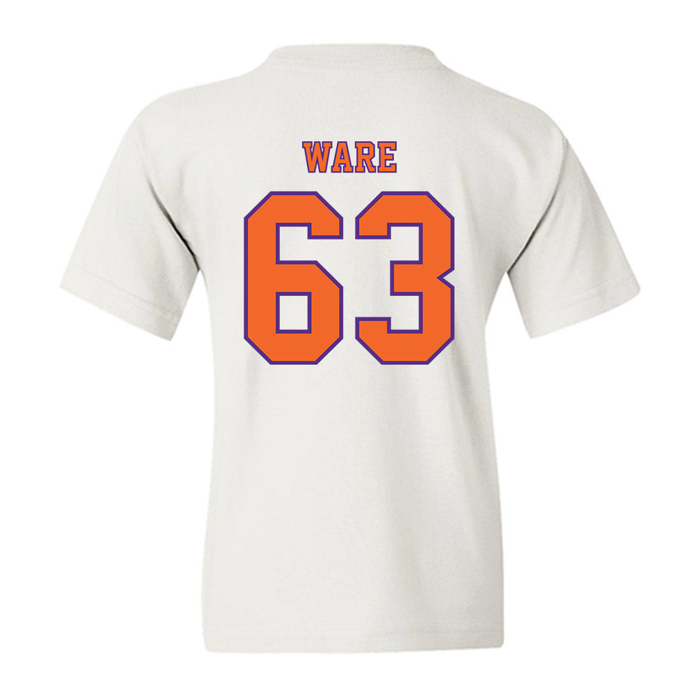 Clemson - NCAA Football : Easton Ware - Replica Shersey Youth T-Shirt-1