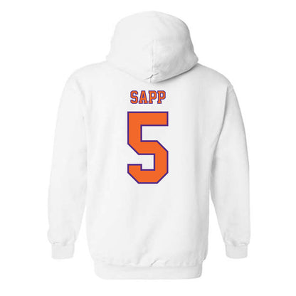Clemson - NCAA Football : Josh Sapp - Replica Shersey Hooded Sweatshirt-1