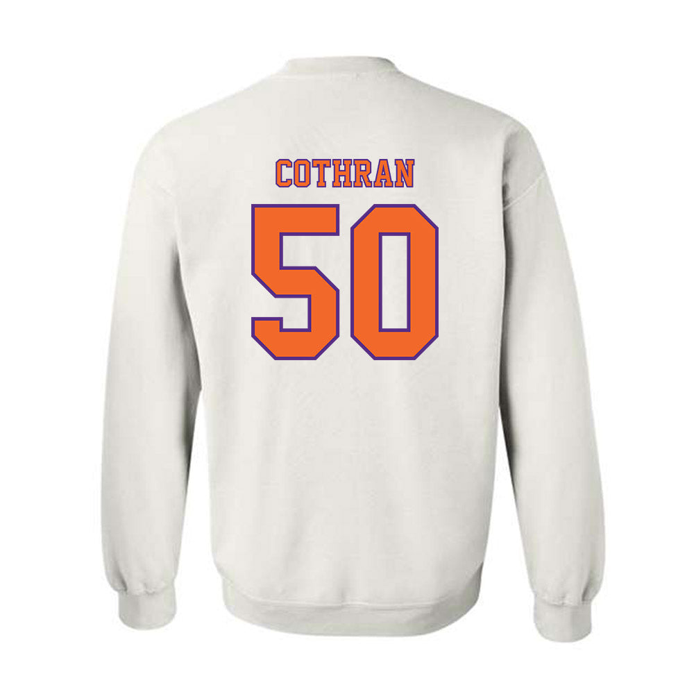 Clemson - NCAA Football : Fletcher Cothran - Replica Shersey Crewneck Sweatshirt-1