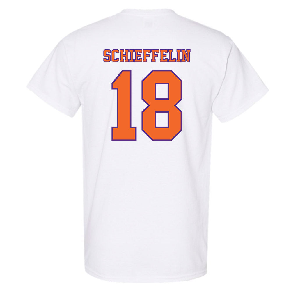 Clemson - NCAA Football : Ian Schieffelin - Replica Shersey T-Shirt-1