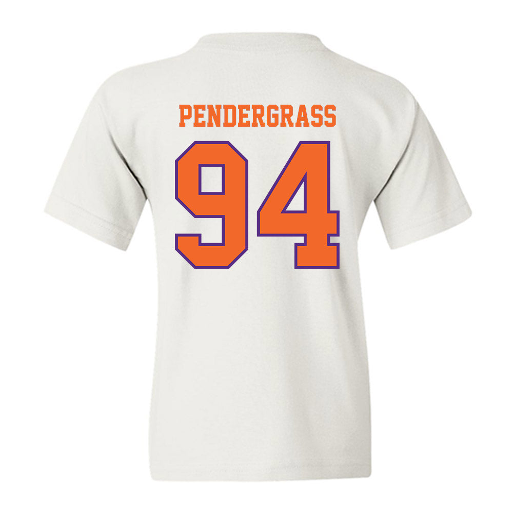 Clemson - NCAA Football : Chapman Pendergrass - Replica Shersey Youth T-Shirt-1