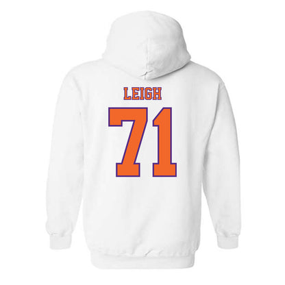 Clemson - NCAA Football : Tristan Leigh - Replica Shersey Hooded Sweatshirt-1