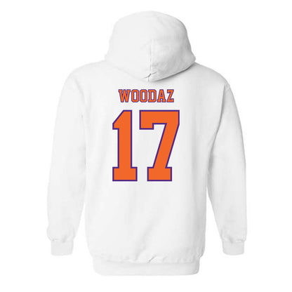 Clemson - NCAA Football : Wade Woodaz - Replica Shersey Hooded Sweatshirt-1