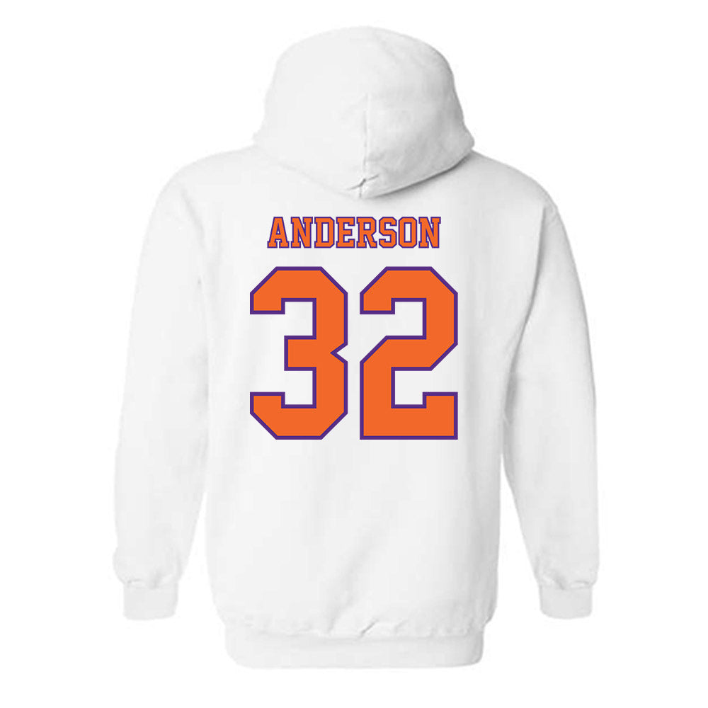 Clemson - NCAA Football : Jamal Anderson - Replica Shersey Hooded Sweatshirt