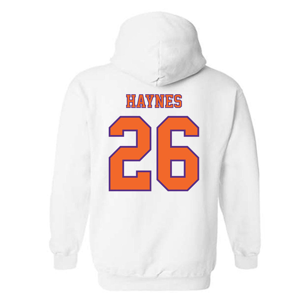 Clemson - NCAA Football : Jay Haynes - Replica Shersey Hooded Sweatshirt-1
