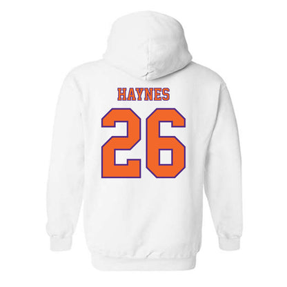Clemson - NCAA Football : Jay Haynes - Replica Shersey Hooded Sweatshirt-1