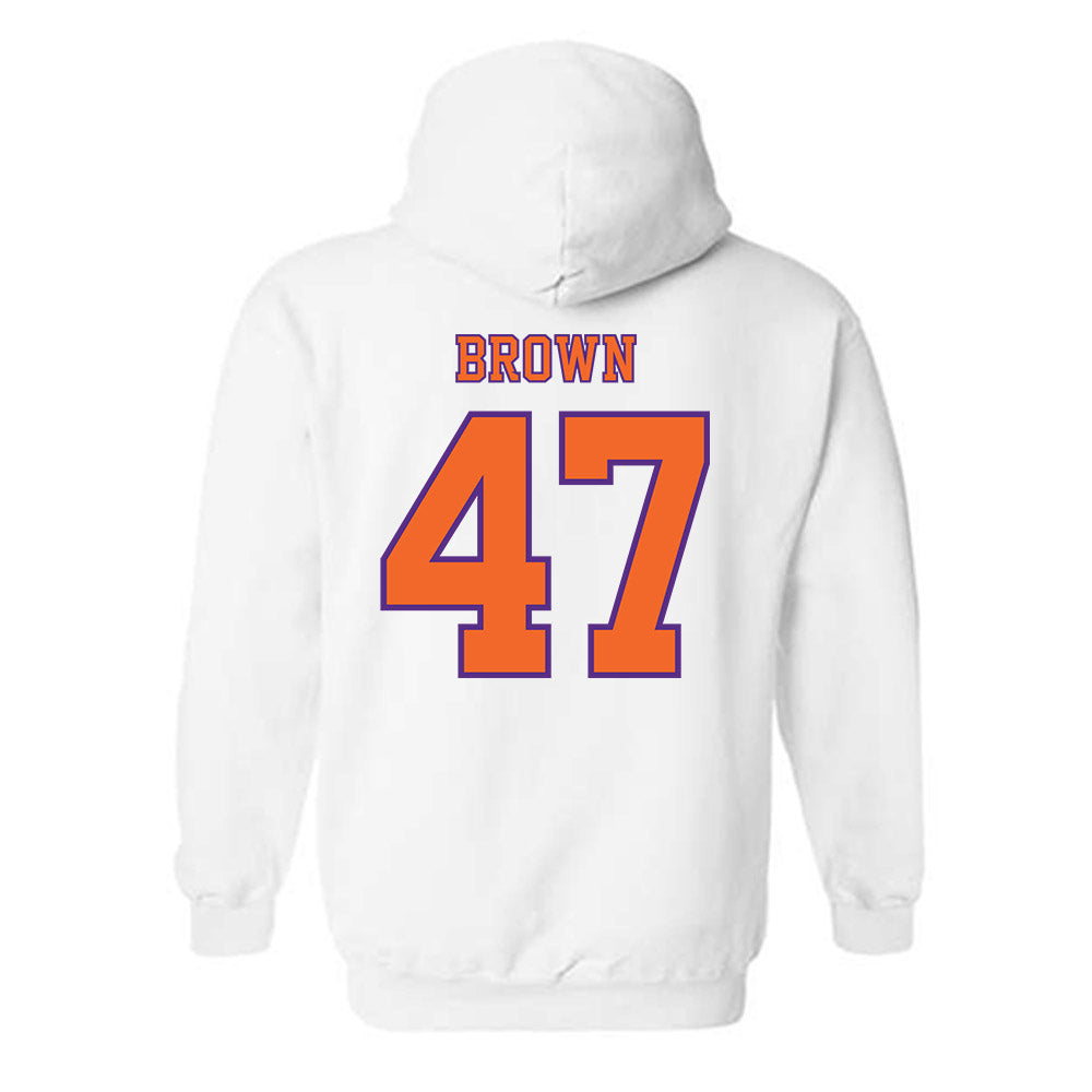 Clemson - NCAA Football : Sammy Brown - Replica Shersey Hooded Sweatshirt