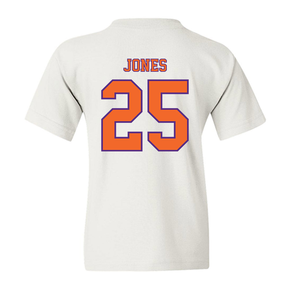 Clemson - NCAA Football : Ricardo Jones - Replica Shersey Youth T-Shirt-1