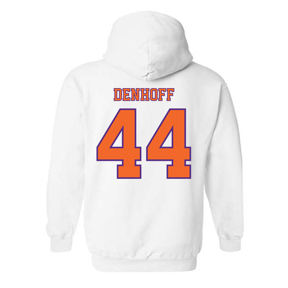 Clemson - NCAA Football : Cade Denhoff - Replica Shersey Hooded Sweatshirt-1