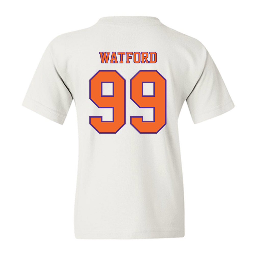 Clemson - NCAA Football : Ari Watford - Replica Shersey Youth T-Shirt-1