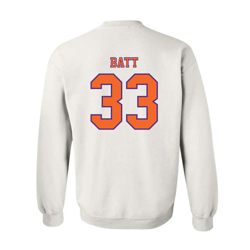 Clemson - NCAA Football : Griffin Batt - Replica Shersey Crewneck Sweatshirt-1