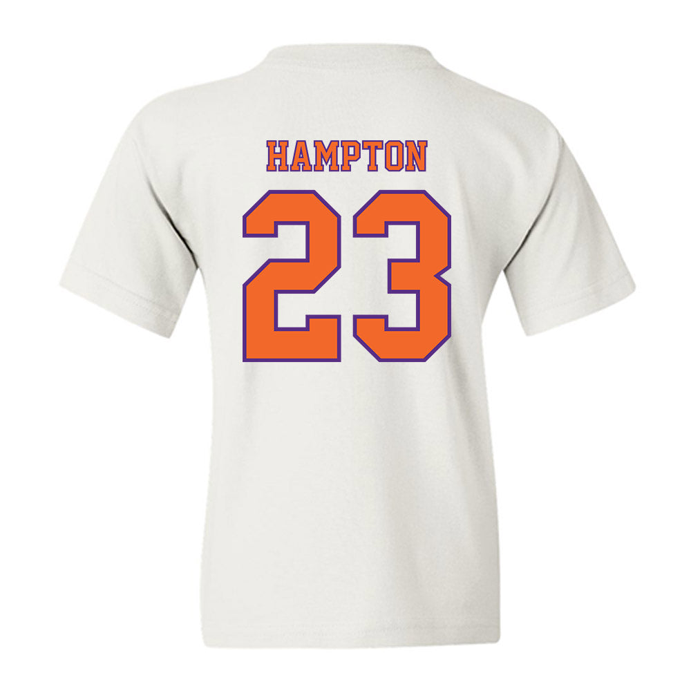Clemson - NCAA Football : Ashton Hampton - Replica Shersey Youth T-Shirt-1
