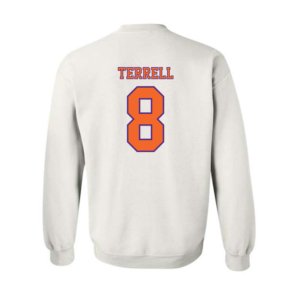 Clemson - NCAA Football : Avieon Terrell - Replica Shersey Crewneck Sweatshirt-1