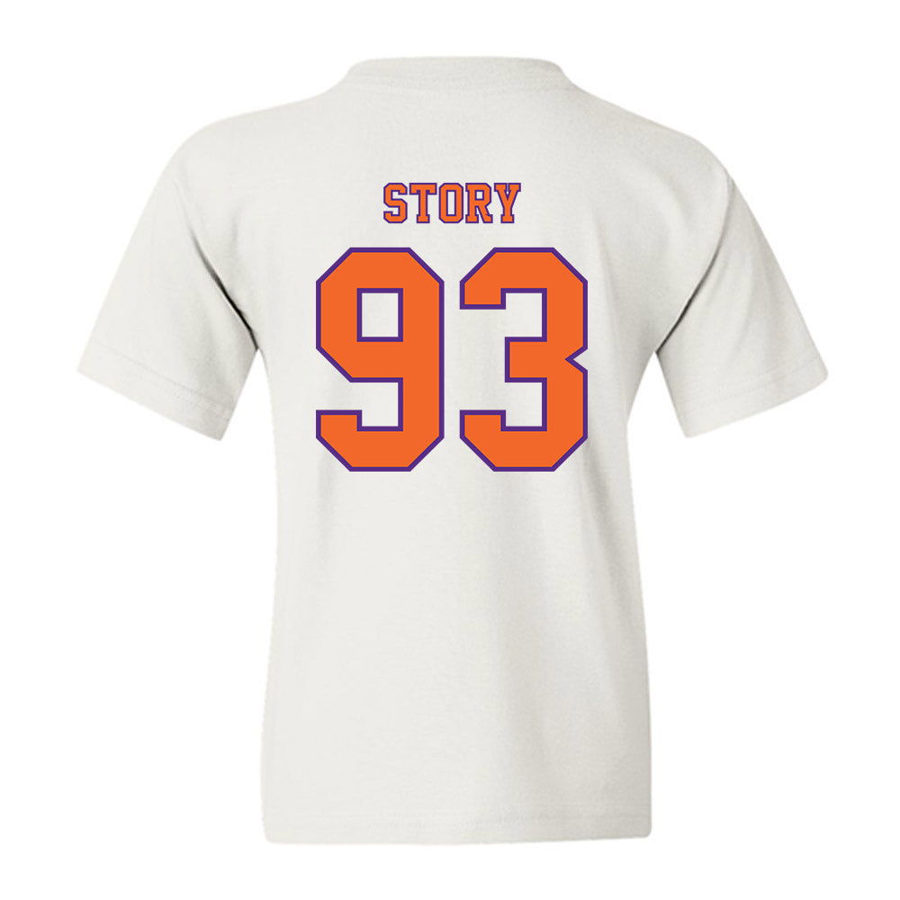 Clemson - NCAA Football : Caden Story - Replica Shersey Youth T-Shirt-1