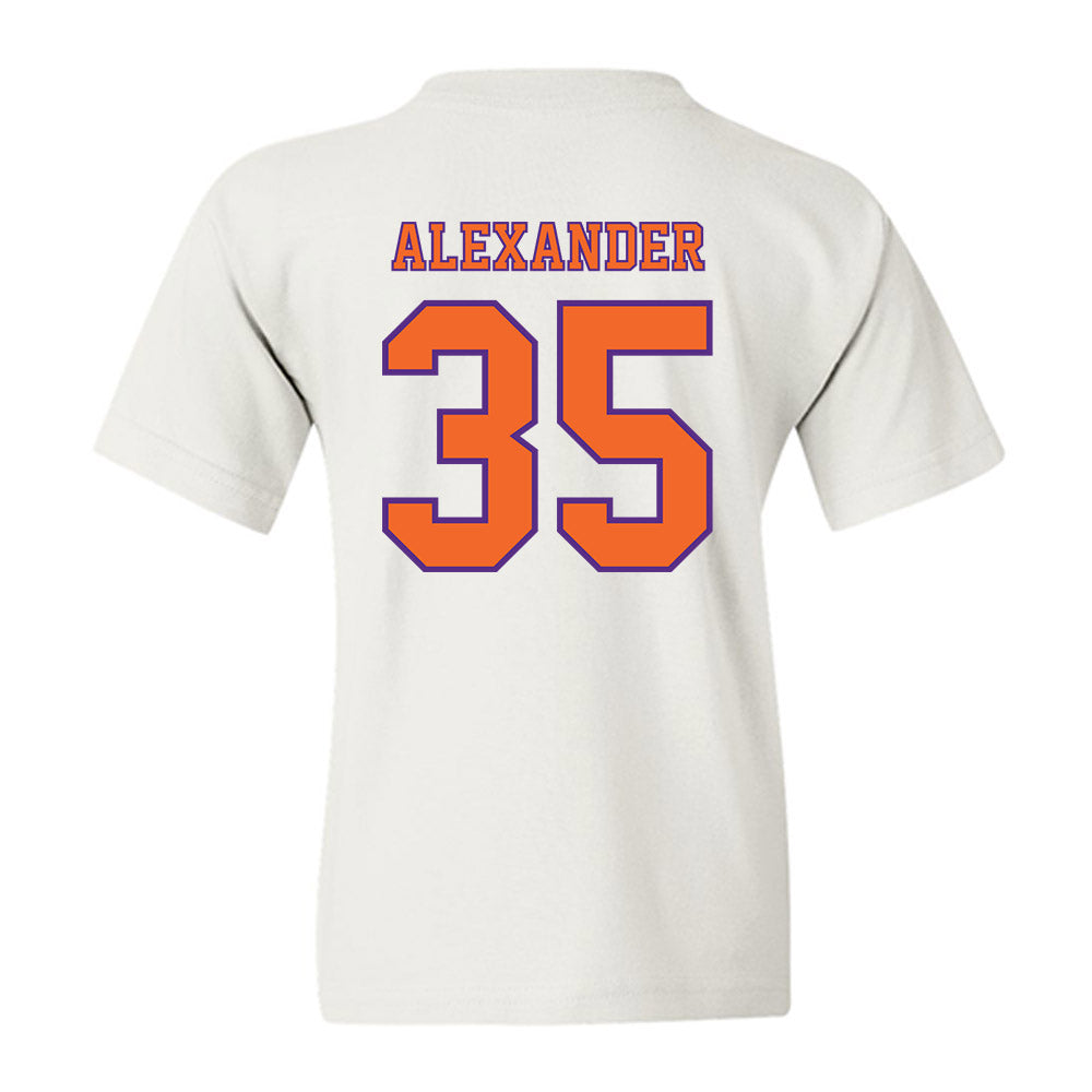 Clemson - NCAA Football : Jeremiah Alexander - Replica Shersey Youth T-Shirt-1