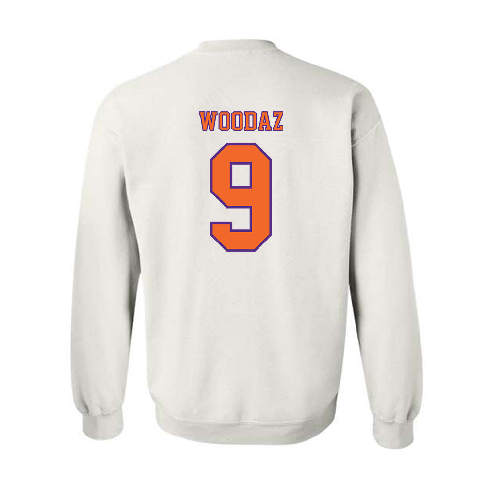 Clemson - NCAA Football : Drew Woodaz - Replica Shersey Crewneck Sweatshirt-1