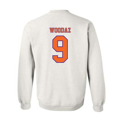 Clemson - NCAA Football : Drew Woodaz - Replica Shersey Crewneck Sweatshirt-1