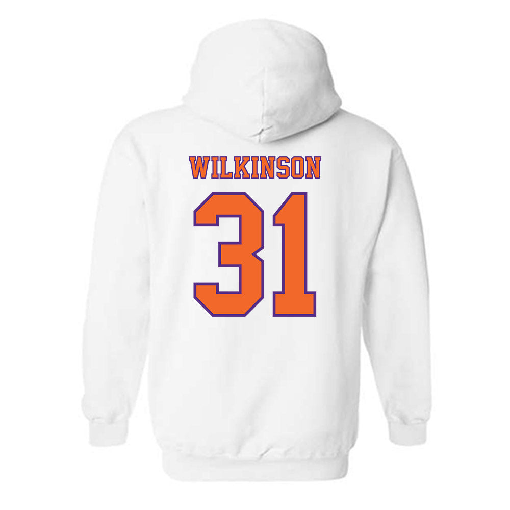 Clemson - NCAA Football : Joe Wilkinson - Replica Shersey Hooded Sweatshirt-1