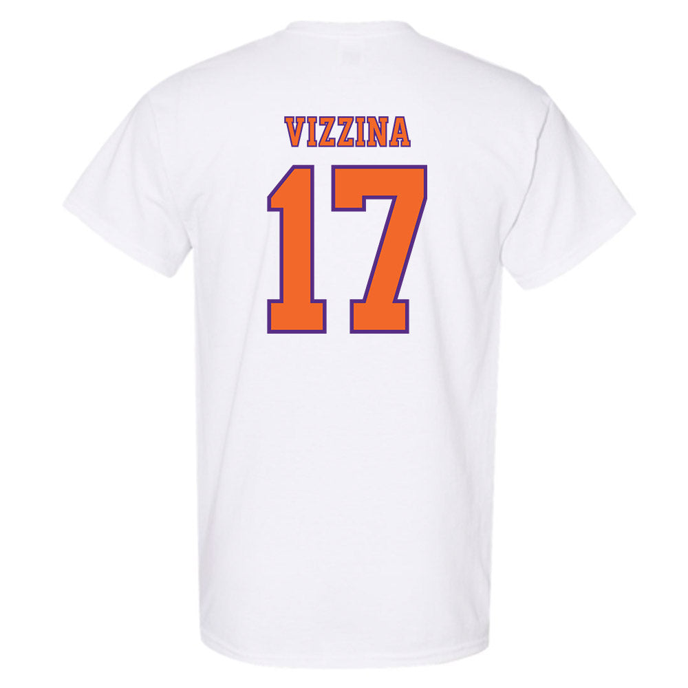 Clemson - NCAA Football : Christopher Vizzina - Replica Shersey T-Shirt-1