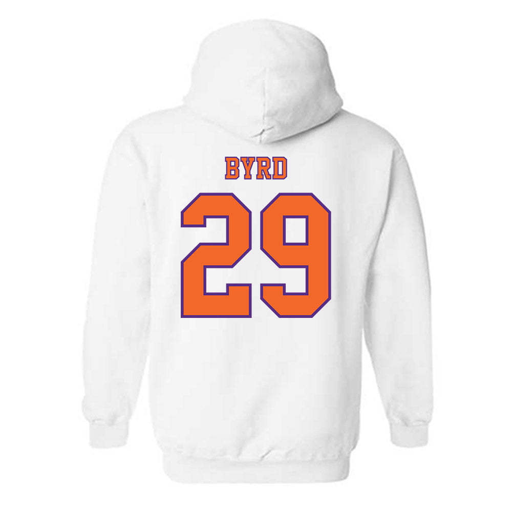 Clemson - NCAA Football : Chase Byrd - Replica Shersey Hooded Sweatshirt-1