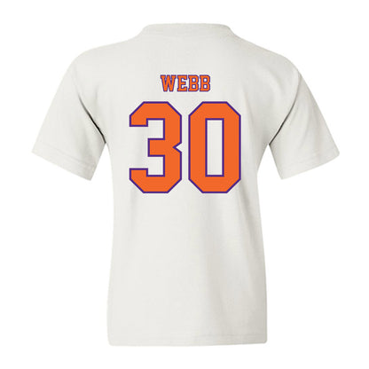 Clemson - NCAA Football : Kylen Webb - Replica Shersey Youth T-Shirt-1