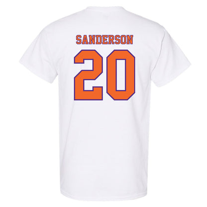 Clemson - NCAA Football : Clark Sanderson - Replica Shersey T-Shirt-1
