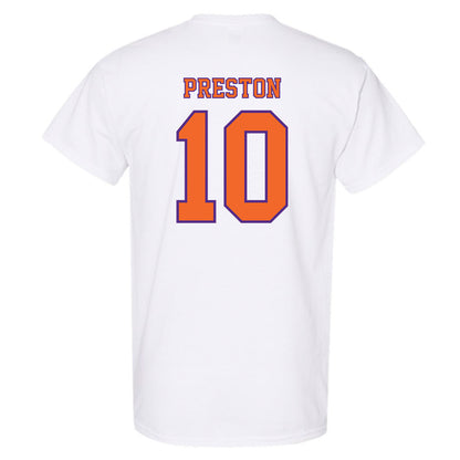Clemson - NCAA Football : juju preston - Replica Shersey T-Shirt-1