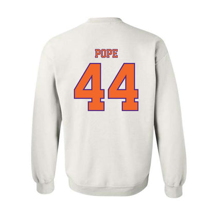 Clemson - NCAA Football : Banks Pope - Replica Shersey Crewneck Sweatshirt-1