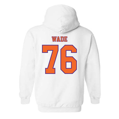 Clemson - NCAA Football : Mason Wade - Replica Shersey Hooded Sweatshirt