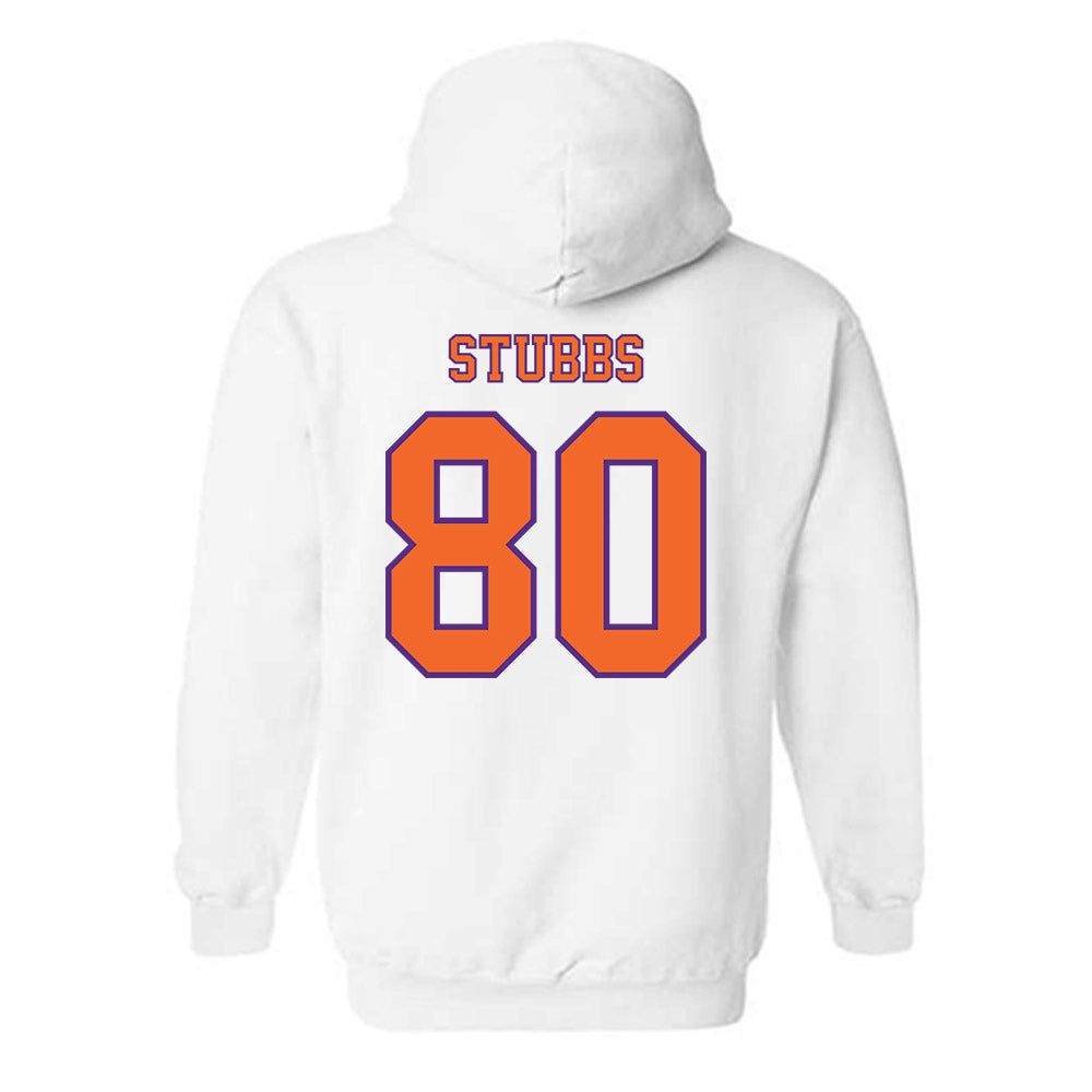 Clemson - NCAA Football : Luke Stubbs - Replica Shersey Hooded Sweatshirt-1