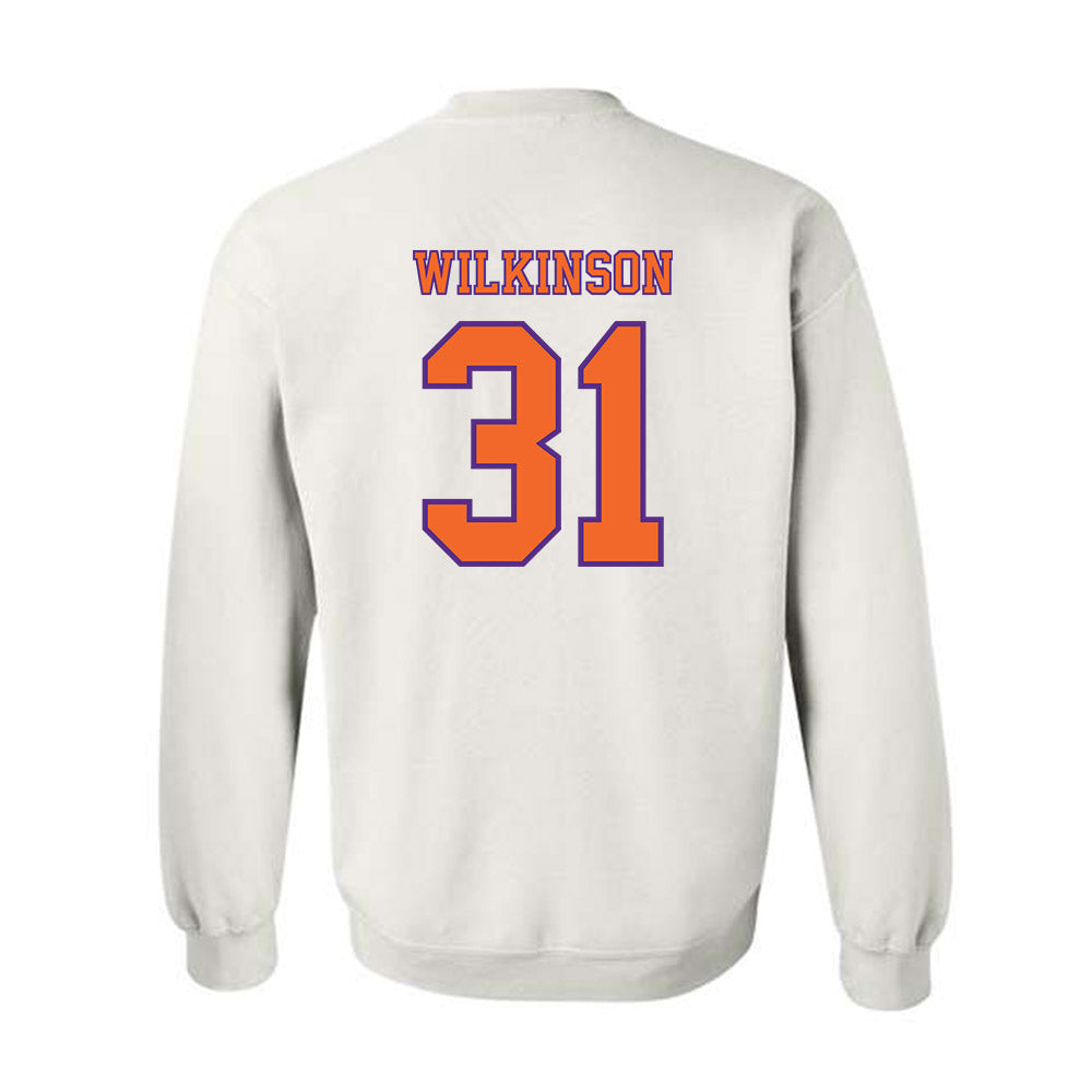 Clemson - NCAA Football : Joe Wilkinson - Replica Shersey Crewneck Sweatshirt-1