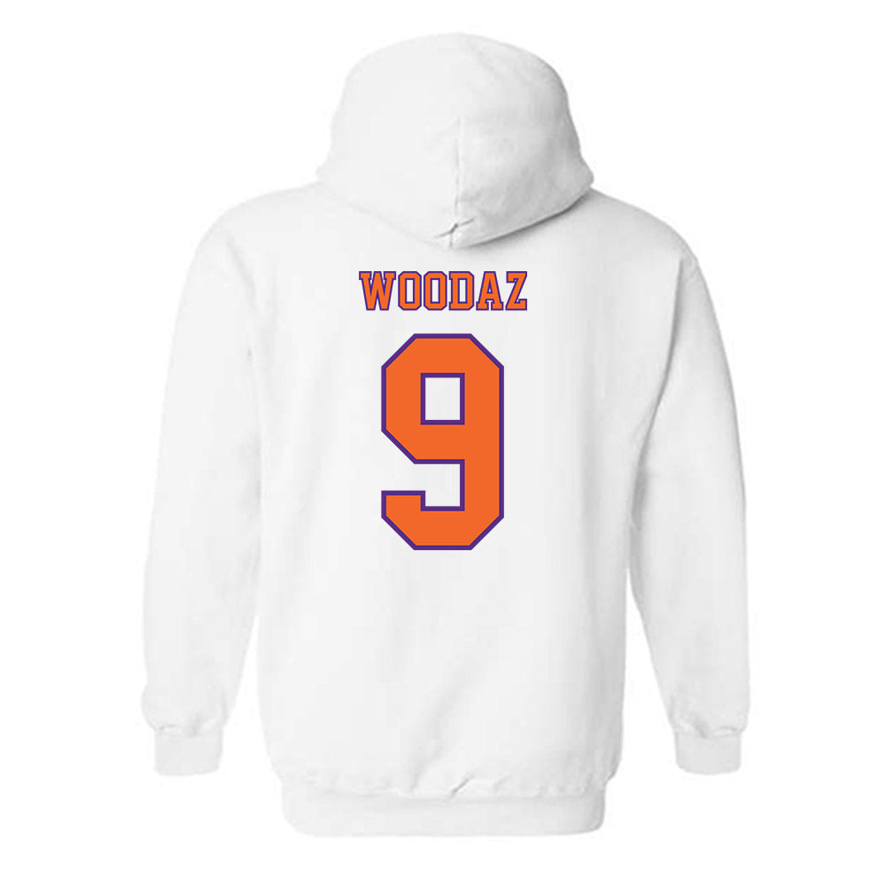 Clemson - NCAA Football : Drew Woodaz - Replica Shersey Hooded Sweatshirt-1