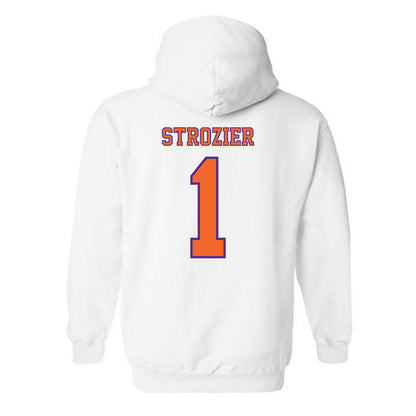 Clemson - NCAA Football : Branden Strozier - Replica Shersey Hooded Sweatshirt-1