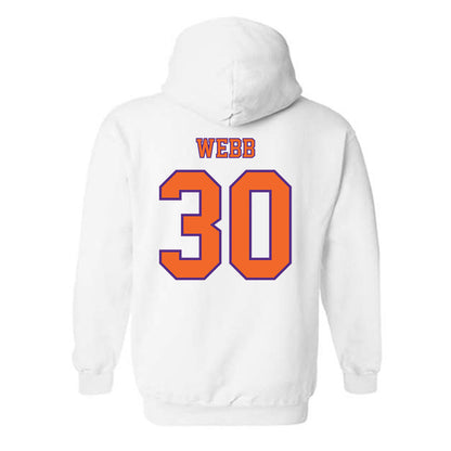 Clemson - NCAA Football : Kylen Webb - Replica Shersey Hooded Sweatshirt-1