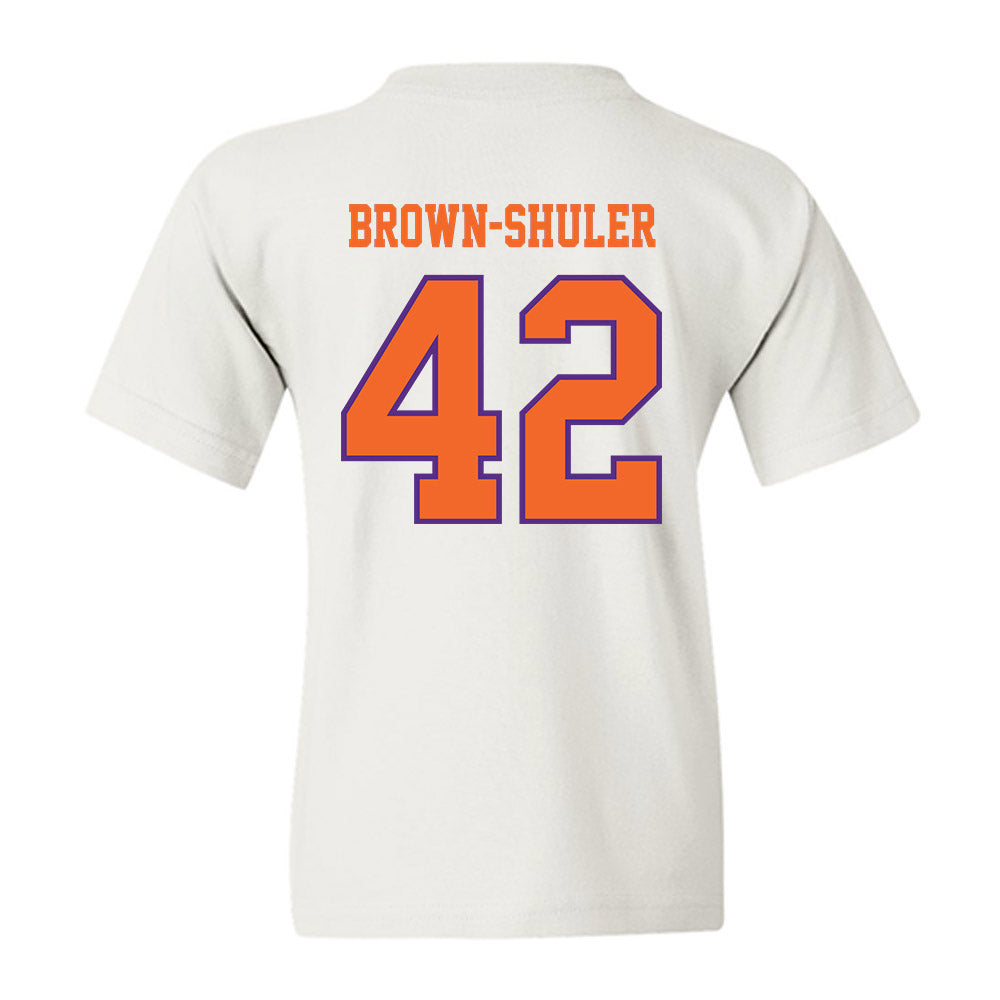 Clemson - NCAA Football : Hevin Brown-Shuler - Replica Shersey Youth T-Shirt-1