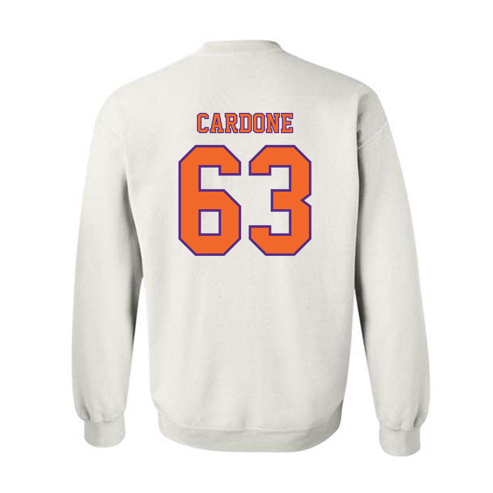 Clemson - NCAA Football : Dominic Cardone - Replica Shersey Crewneck Sweatshirt