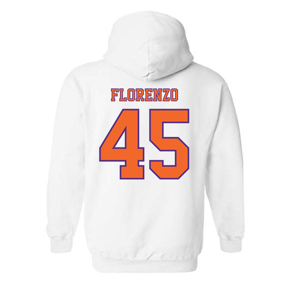 Clemson - NCAA Football : Philip Florenzo - Replica Shersey Hooded Sweatshirt-1