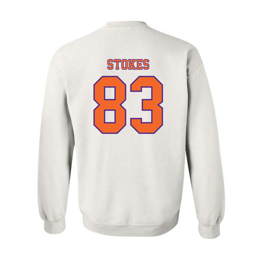 Clemson - NCAA Football : Ethan Stokes - Replica Shersey Crewneck Sweatshirt-1