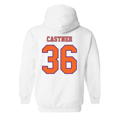 Clemson - NCAA Football : Quinn Castner - Replica Shersey Hooded Sweatshirt-1