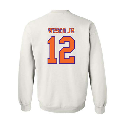 Clemson - NCAA Football : Bryant Wesco Jr - Replica Shersey Crewneck Sweatshirt