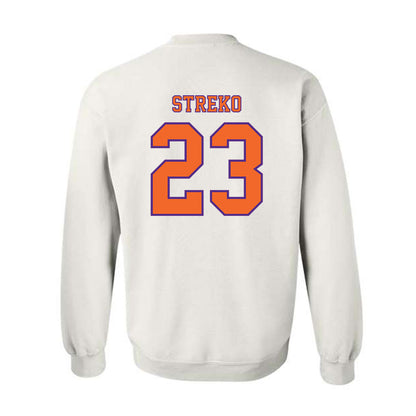 Clemson - NCAA Football : Peyton Streko - Replica Shersey Crewneck Sweatshirt-1