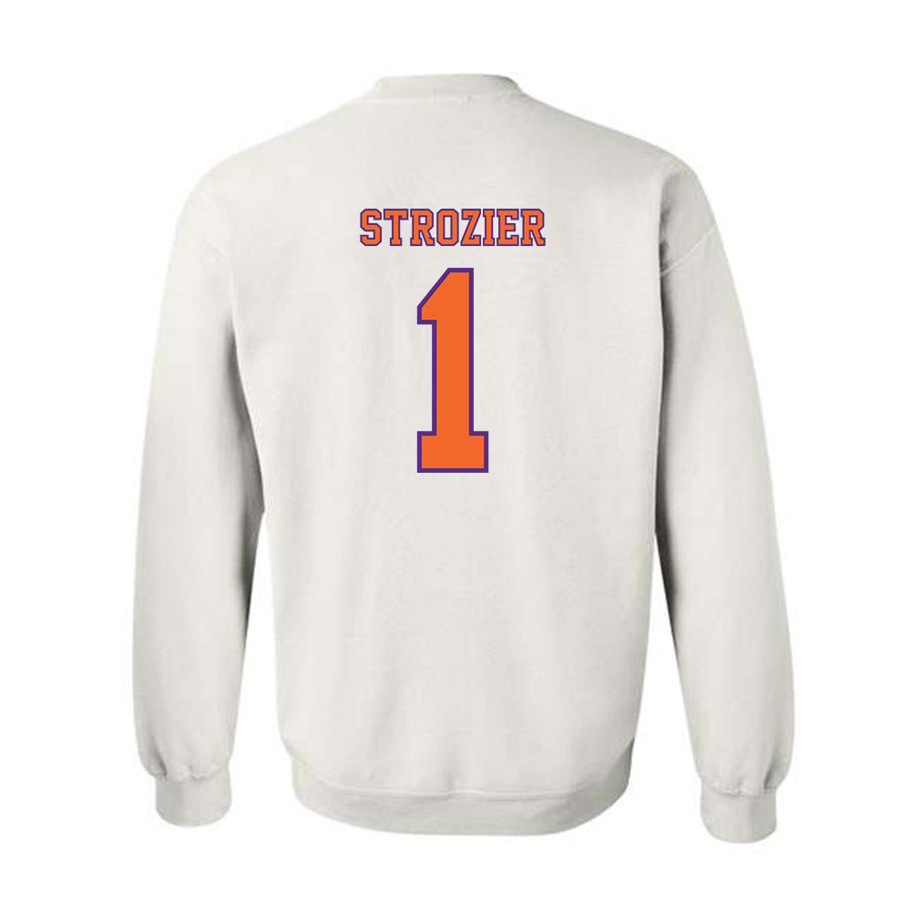 Clemson - NCAA Football : Branden Strozier - Replica Shersey Crewneck Sweatshirt-1