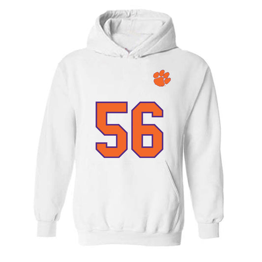 Clemson - NCAA Football : Champ Thompson - Replica Shersey Hooded Sweatshirt