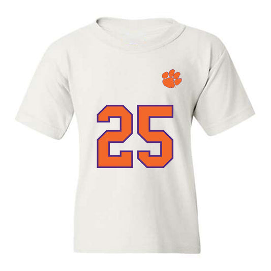 Clemson - NCAA Football : Ricardo Jones - Replica Shersey Youth T-Shirt-0
