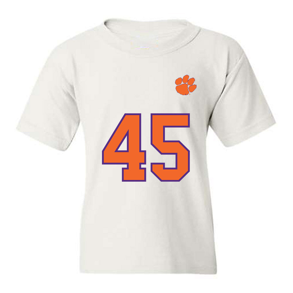 Clemson - NCAA Football : Philip Florenzo - Replica Shersey Youth T-Shirt-0