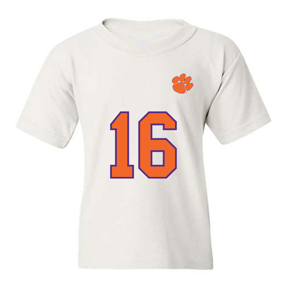 Clemson - NCAA Football : Cade Trotter - Replica Shersey Youth T-Shirt-0