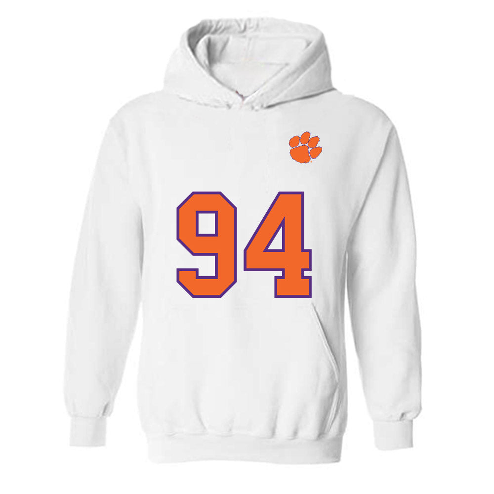 Clemson - NCAA Football : Chapman Pendergrass - Replica Shersey Hooded Sweatshirt-0