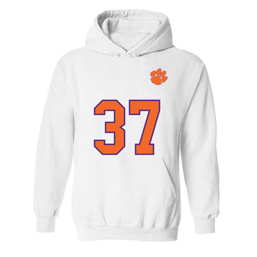 Clemson - NCAA Football : Logan Anderson - Replica Shersey Hooded Sweatshirt-0