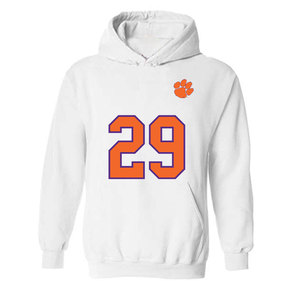 Clemson - NCAA Football : Chase Byrd - Replica Shersey Hooded Sweatshirt-0