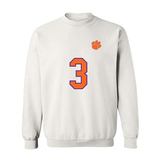 Clemson - NCAA Football : T.J. Parker - Replica Shersey Crewneck Sweatshirt-0